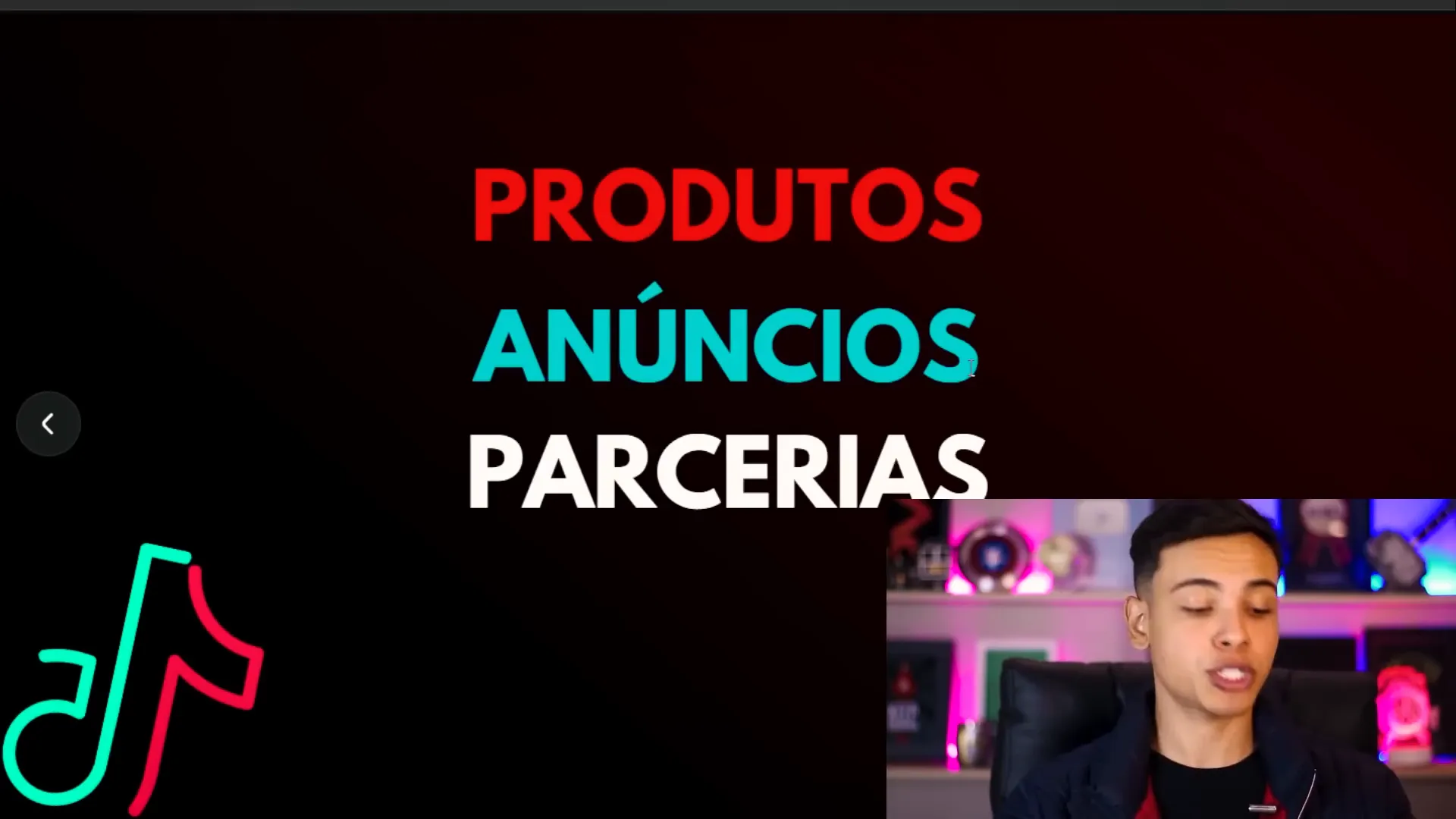 Exemplo de programa de afiliados no TikTok